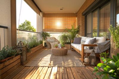 Conseils pratiques pour aménager votre terrasse ou balcon et se protéger efficacement du vent